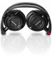 Panasonic RP-DJS150M-K FOLDZ on Ear Headphone, Black